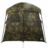 vidaXL Tienda de ducha para 2 personas impermeable camuflaje