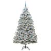 vidaXL &Aacute;rbol de Navidad artificial Verde y 210 cm PVC y Metal