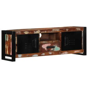 vidaXL Mueble para la TV 100x30x35 madera maciza reciclada