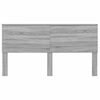 vidaXL Cabecero Gris Sonoma 200 cm Madera contrachapada
