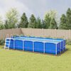 vidaXL Tapiz de suelo piscina geotextil poli&eacute;ster gris claro 999x500cm