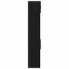vidaXL Armario de almacenamiento 2 pcs Roble Negro 30 x 42,5 x 225 cm