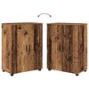 vidaXL Juego de muebles de ba&ntilde;o con caj&oacute;n 4 pcs Madera Vieja