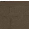 vidaXL Banco de tela marr&oacute;n 70x35x41 cm
