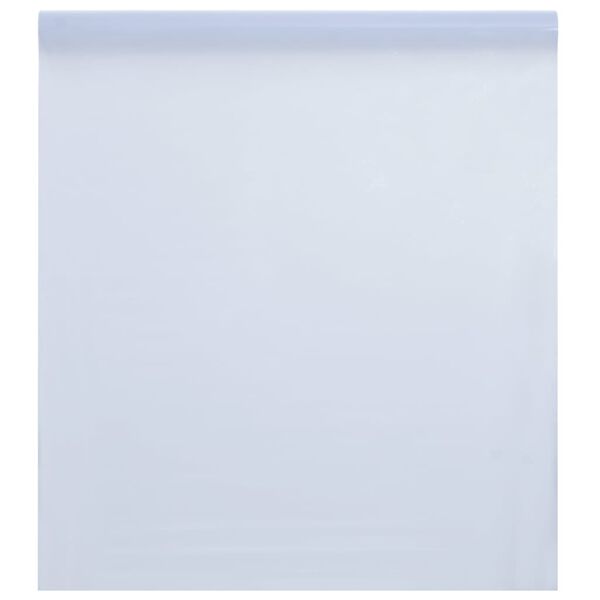 vidaXL L&aacute;mina de ventana esmerilada PVC blanco 90x500 cm
