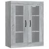 vidaXL Armario de pared colgante gris Sonoma 69,5x34x90 cm