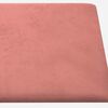 vidaXL Cabecero de Pared 12 pcs Rosa 30 x 15 cm Terciopelo