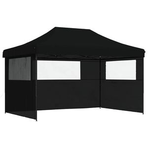 vidaXL Carpa de Fiesta Negro 292 x 440 x 315 cm Tela Oxford
