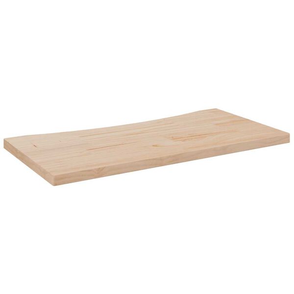 vidaXL Tablero de escritorio madera maciza de pino 80x40x2,5 cm