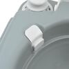 vidaXL Inodoro de Camping Gris 41,5 x 36,5 x 42 cm