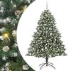 vidaXL &Aacute;rbol de Navidad artificial Verde 180 cm PVC, Pl&aacute;stico y Acero
