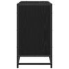 vidaXL Mueble de lavabo para ba&ntilde;o Roble Negro 65 x 33 x 60 cm
