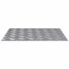 vidaXL Pelda&ntilde;o 4 uds. 60 x 50 cm Plateado Aluminio Rectangular