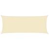 vidaXL Toldo de vela crema HDPE 160 g/m&sup2; 2x4,5 m