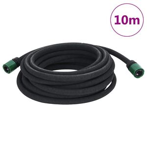 vidaXL Manguera porosa para jard&iacute;n caucho negro 16 mm 10 m