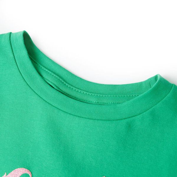 Camiseta infantil verde 92