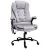 vidaXL Silla de oficina de terciopelo gris claro