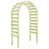 vidaXL P&eacute;rgola de jard&iacute;n madera de pino impregnada 130x60x230 cm