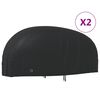 vidaXL Fundas para motos 2 uds tela Oxford 210D 220x95x110 cm