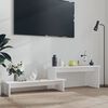 vidaXL Mueble para TV madera contrachapada blanco 180x30x43 cm