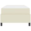 vidaXL Estructura de cama con colch&oacute;n con colch&oacute;n Crema 100 x 200 cm