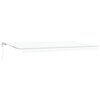 vidaXL Toldo retr&aacute;ctil Blanco 600 x 300 cm Tela y Aluminio