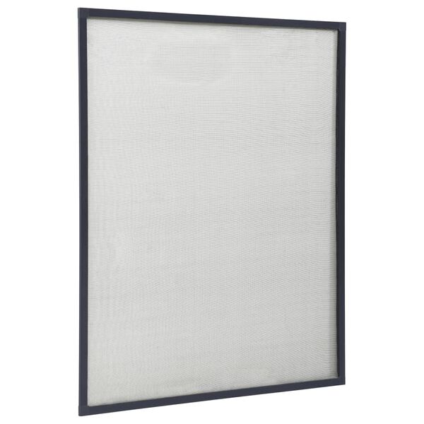 vidaXL Mosquitera para ventanas gris antracita 100x120 cm