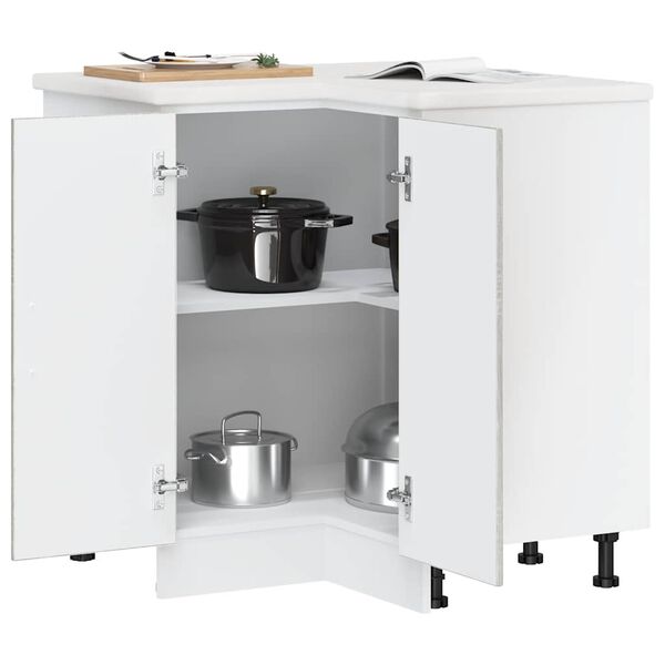 vidaXL Mueble de cocina esquina Kalmar gris sonoma madera ingeniería