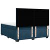 vidaXL Cama box spring con colch&oacute;n terciopelo azul 200x200 cm