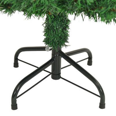 vidaXL Árbol de Navidad artificial con ramas gruesas PVC verde 120 cm
