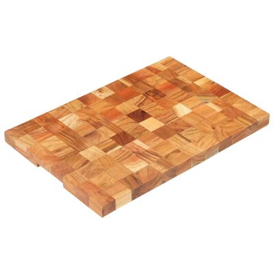 vidaXL Tabla de cortar de madera maciza de acacia 60x40x3,8 cm