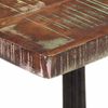 vidaXL Mesa de bistr&oacute; de madera maciza reciclada 60x60x76 cm