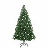 vidaXL &Aacute;rbol de Navidad artificial Verde 240 cm PVC y Acero y Pl&aacute;stico