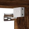 vidaXL Muebles de TV de pared 5 pzas madera ingenier&iacute;a roble ahumado