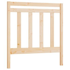 vidaXL Cabecero de cama madera maciza de pino 96x4x100 cm