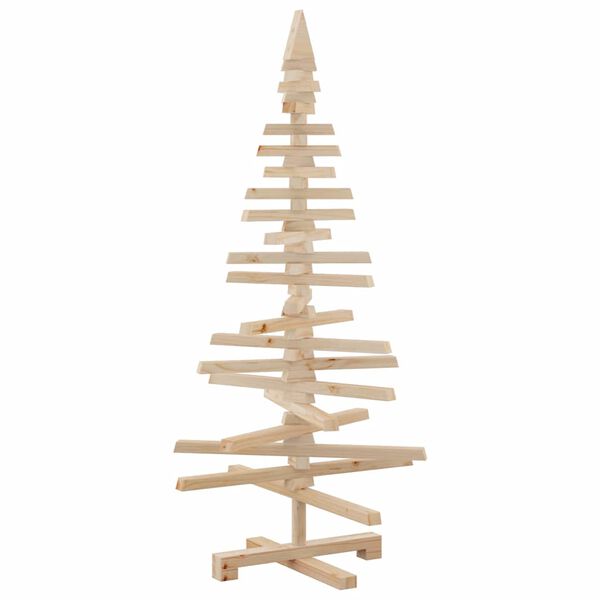vidaXL &Aacute;rbol de Navidad de madera de adorno madera maciza pino 120 cm