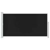 vidaXL Toldo lateral de jard&iacute;n o terraza 160x300 cm negro