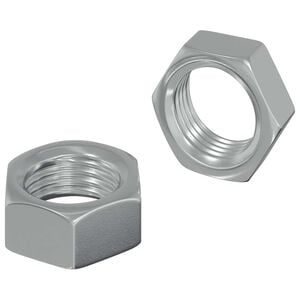 vidaXL Tuerca Hexagonal 2 uds. Plateado M6 Metal
