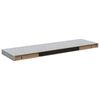 vidaXL Estantes flotantes pared 4 uds MDF gris hormig&oacute;n 80x23,5x3,8 cm