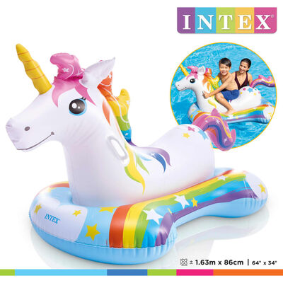 Intex Flotador unicornio 163x86 cm
