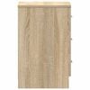 vidaXL Mesitas de noche 2 uds aglomerado color roble Sonoma 38x35x56cm