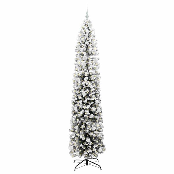 vidaXL &Aacute;rbol de Navidad artificial Verde 240 cm PVC, Acero y Pl&aacute;stico