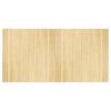 vidaXL Alfombra rectangular bamb&uacute; color natural claro 100x200 cm