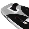 vidaXL Set de tabla de paddle surf hinchable negro 330x76x10 cm