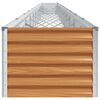 vidaXL Arriate elevado 1164 x 50 x 36 cm Acero Galvanizado