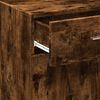 vidaXL Aparador de madera de ingenier&iacute;a roble ahumado 50x42,5x93 cm