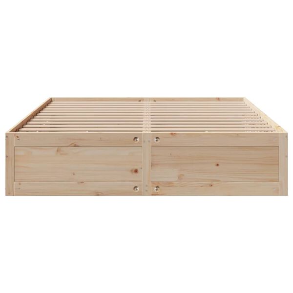 vidaXL Cama con cajones sin colch&oacute;n madera maciza de pino 180x200 cm