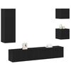 vidaXL Conjunto de mueble de TV 5 pcs Madera envejecida