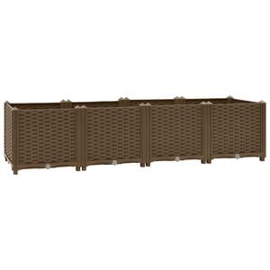 vidaXL Jardinera elevada 160x40x38 cm Polipropileno