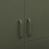 vidaXL Armario de acero verde oliva 90x50x180 cm